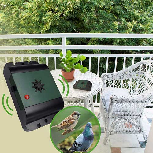 edinstven ultrazvočni odganjalec ptic